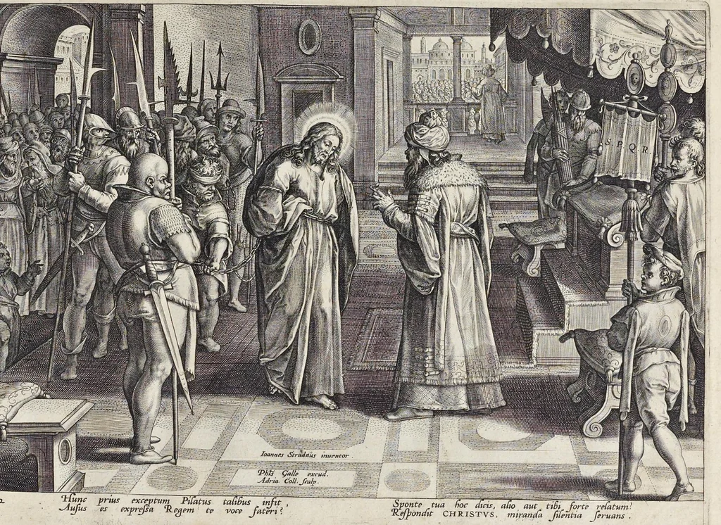 An illustration from Passio, mors, et ressvrrectio dn. nostri Iesv Christi : iconobus artificiosissimis, 1571, leaf 32