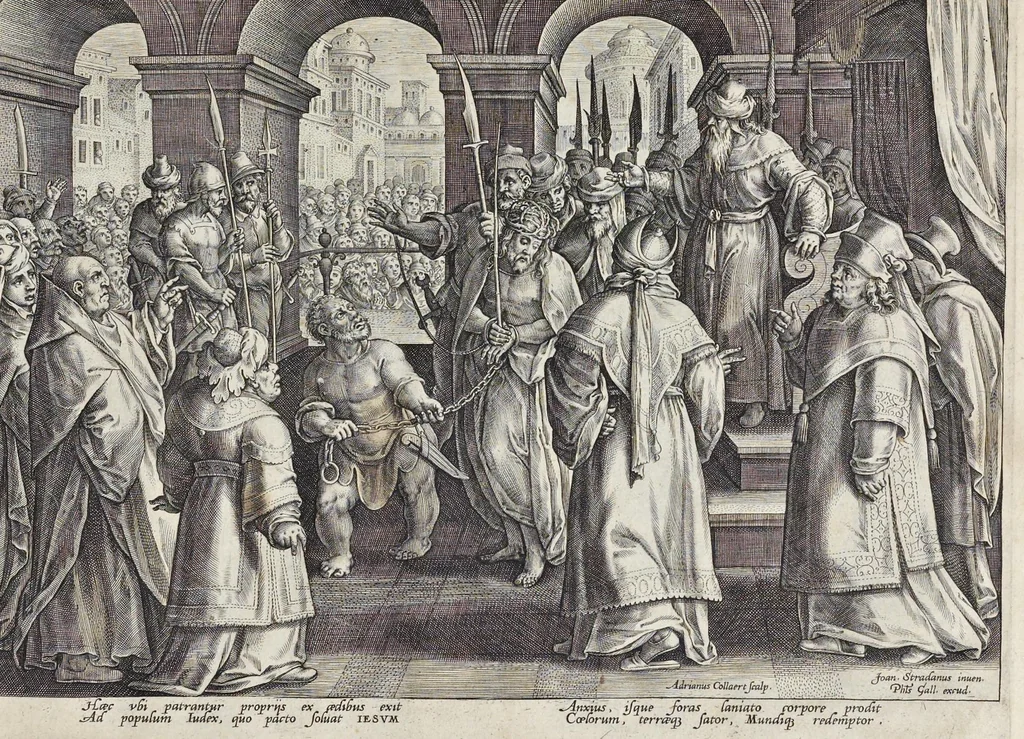 An illustration from Passio, mors, et ressvrrectio dn. nostri Iesv Christi : iconobus artificiosissimis, 1571, leaf 44