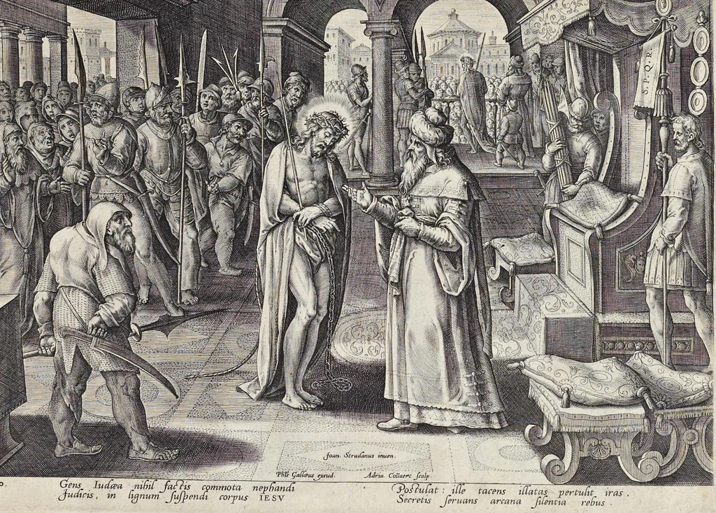 An illustration from Passio, mors, et ressvrrectio dn. nostri Iesv Christi : iconobus artificiosissimis, 1571, leaf 48