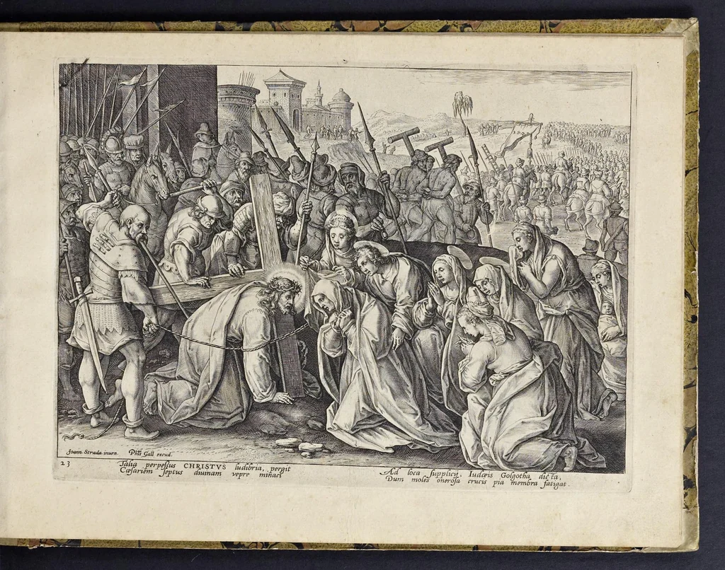 An illustration from Passio, mors, et ressvrrectio dn. nostri Iesv Christi : iconobus artificiosissimis, 1571, leaf 54