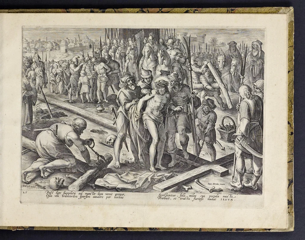 An illustration from Passio, mors, et ressvrrectio dn. nostri Iesv Christi : iconobus artificiosissimis, 1571, leaf 58