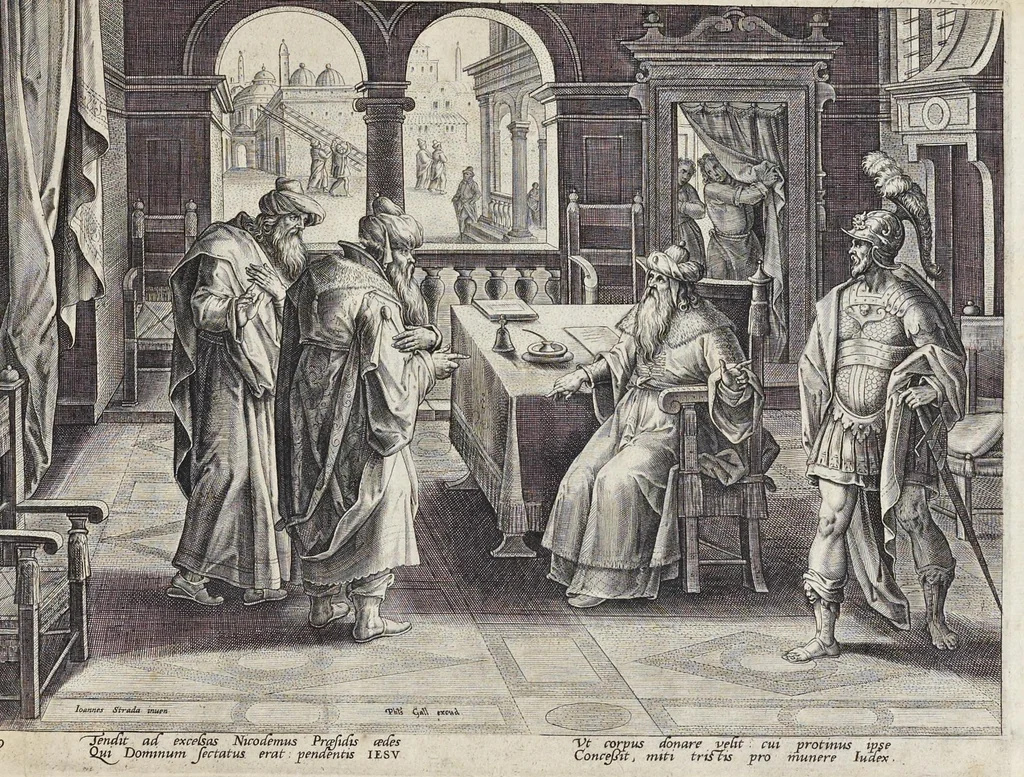 An illustration from Passio, mors, et ressvrrectio dn. nostri Iesv Christi : iconobus artificiosissimis, 1571, leaf 66