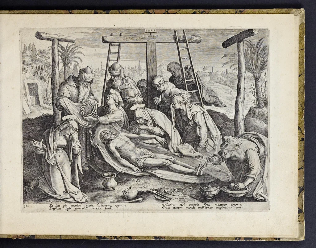 An illustration from Passio, mors, et ressvrrectio dn. nostri Iesv Christi : iconobus artificiosissimis, 1571, leaf 72