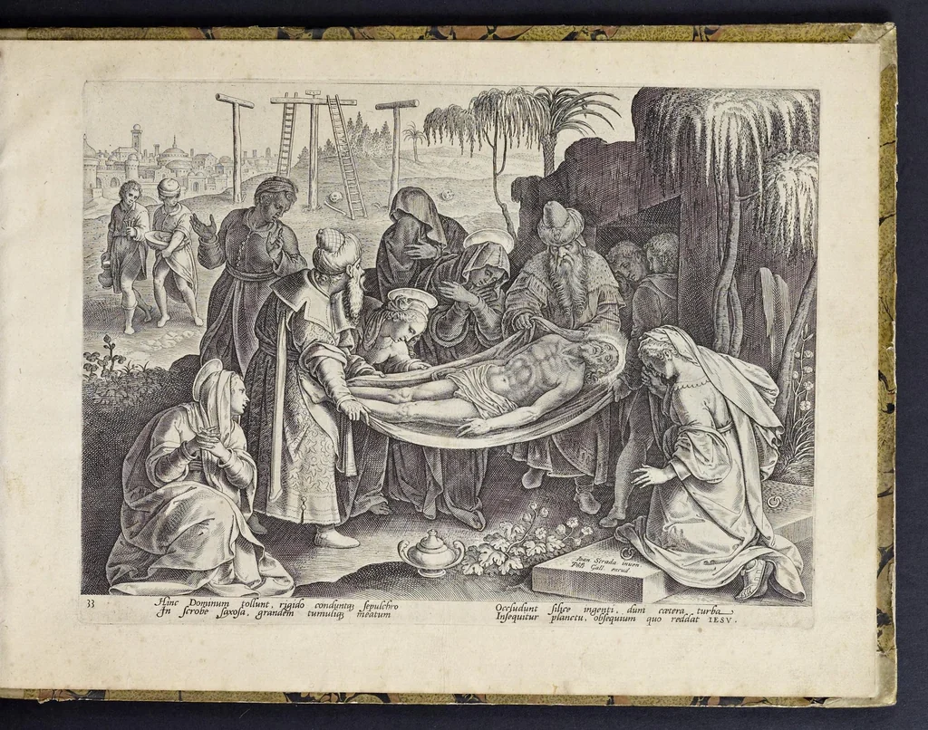 An illustration from Passio, mors, et ressvrrectio dn. nostri Iesv Christi : iconobus artificiosissimis, 1571, leaf 74