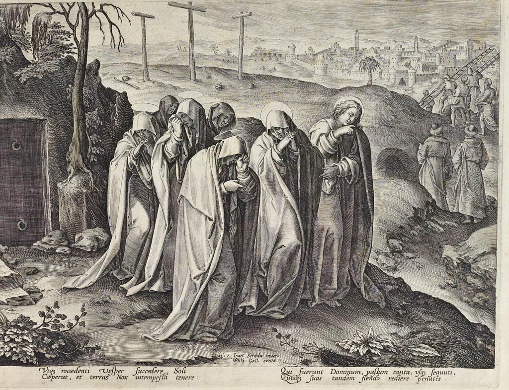 An illustration from Passio, mors, et ressvrrectio dn. nostri Iesv Christi : iconobus artificiosissimis, 1571, leaf 76