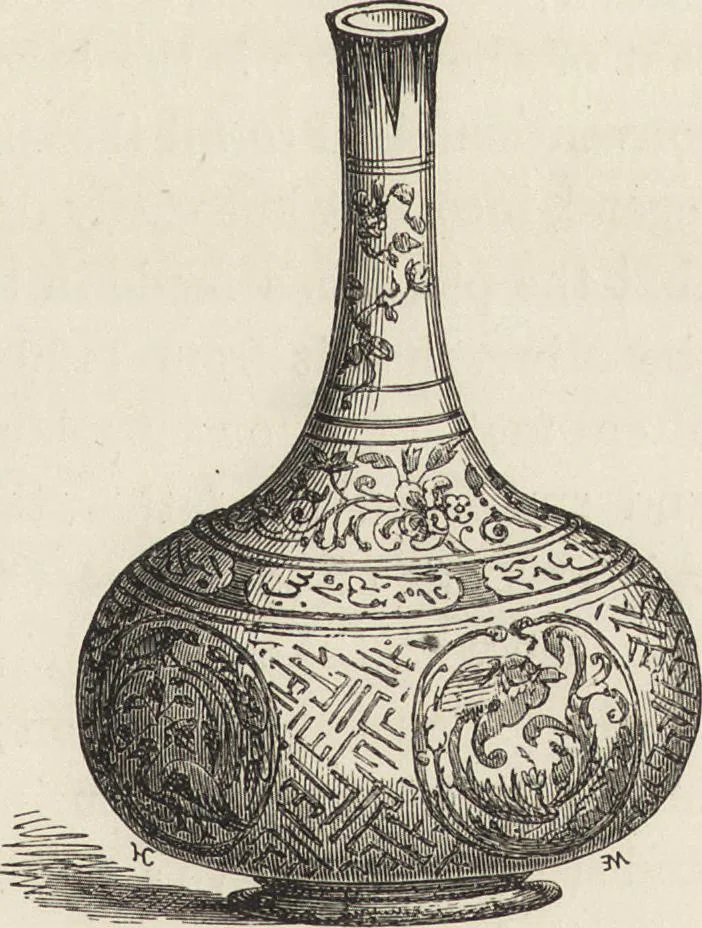 An illustration from History of the ceramic art. A descriptive and philosophical study of the pottery of all ages and all nations, 1877, leaf 186