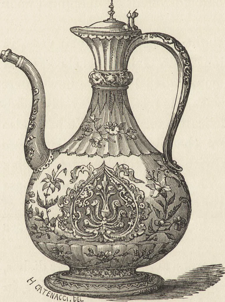 An illustration from History of the ceramic art. A descriptive and philosophical study of the pottery of all ages and all nations, 1877, leaf 189