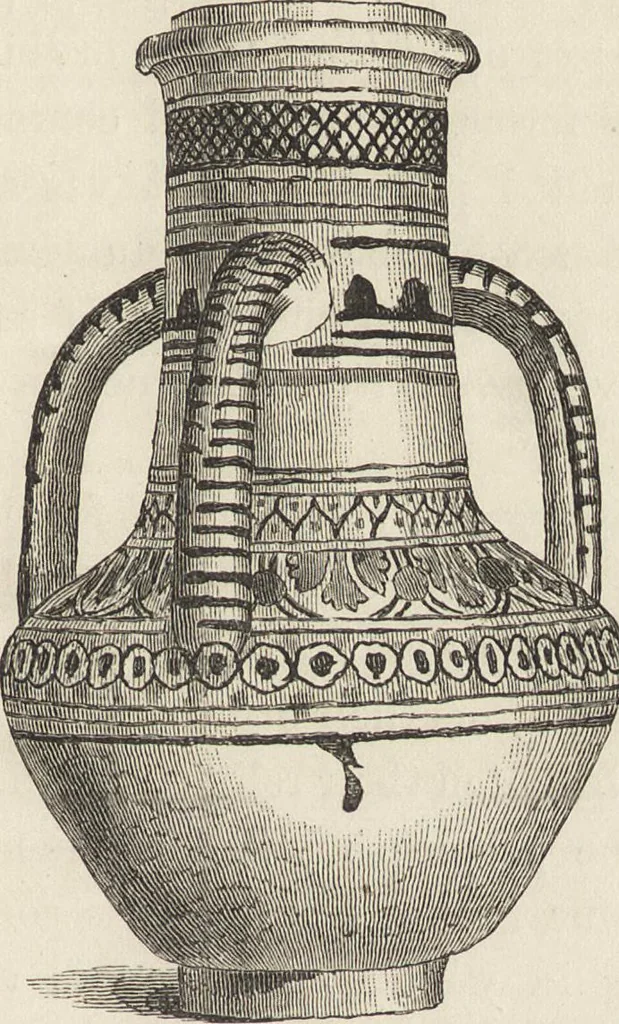 An illustration from History of the ceramic art. A descriptive and philosophical study of the pottery of all ages and all nations, 1877, leaf 214