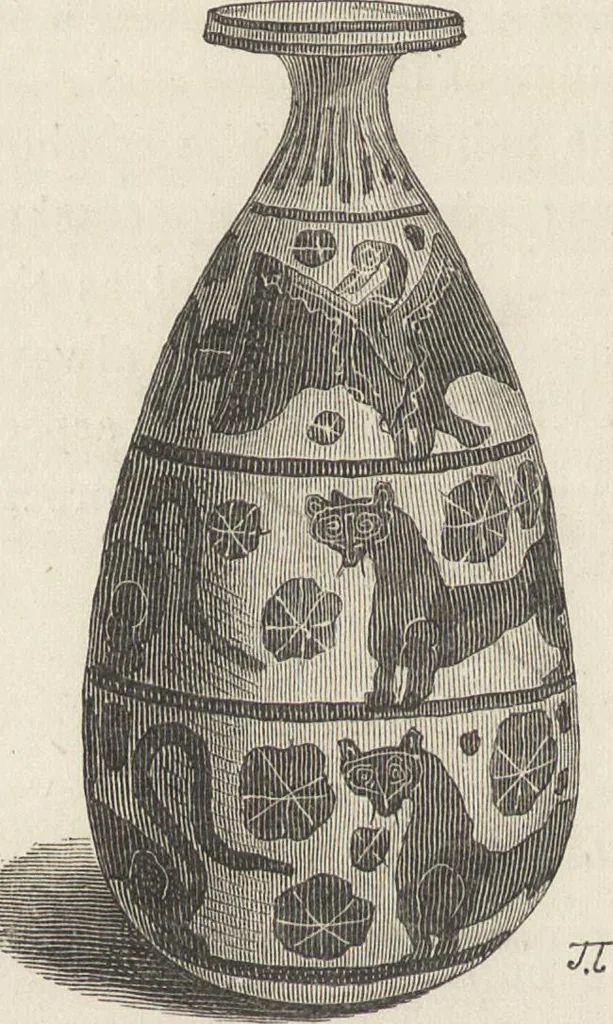 An illustration from History of the ceramic art. A descriptive and philosophical study of the pottery of all ages and all nations, 1877, leaf 249