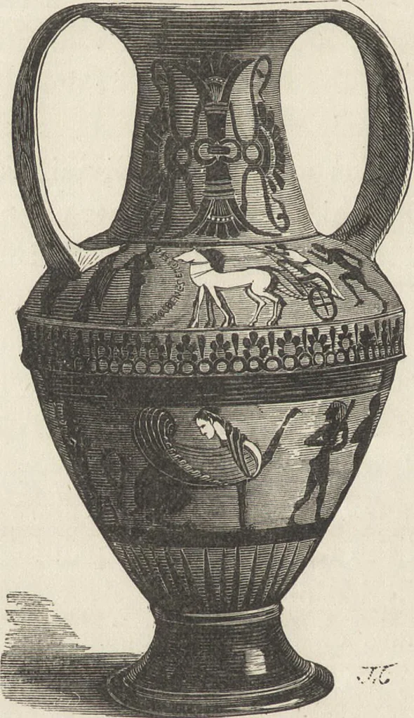 An illustration from History of the ceramic art. A descriptive and philosophical study of the pottery of all ages and all nations, 1877, leaf 253