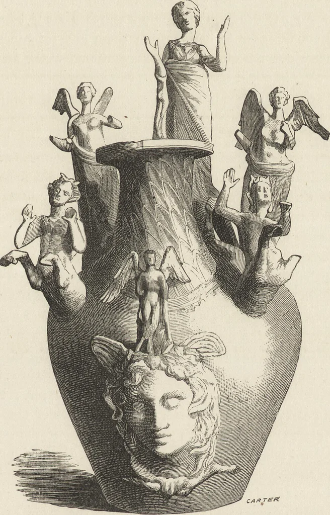 An illustration from History of the ceramic art. A descriptive and philosophical study of the pottery of all ages and all nations, 1877, leaf 262