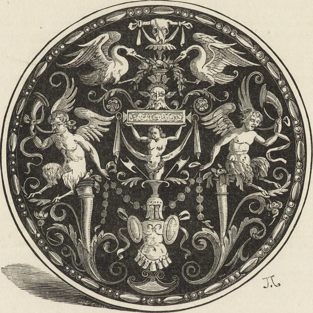 An illustration from History of the ceramic art. A descriptive and philosophical study of the pottery of all ages and all nations, 1877, leaf 290