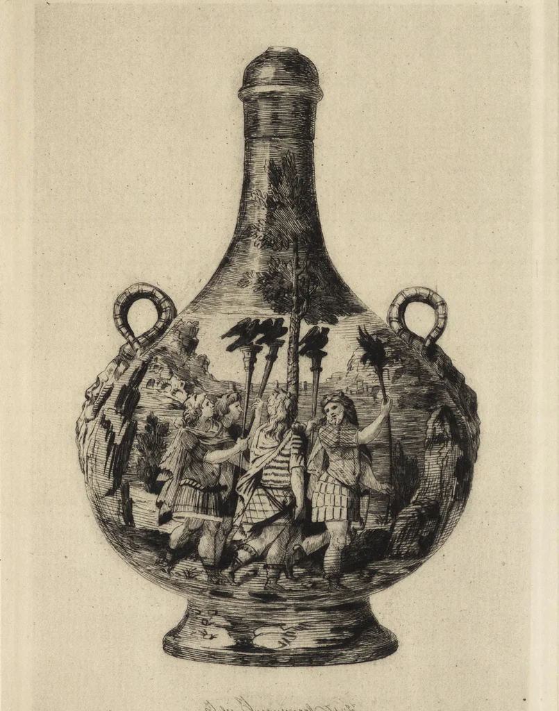 An illustration from History of the ceramic art. A descriptive and philosophical study of the pottery of all ages and all nations, 1877, leaf 310