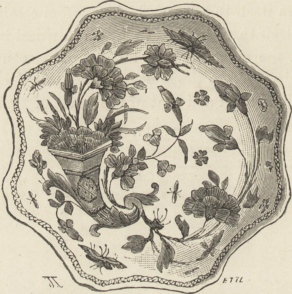 An illustration from History of the ceramic art. A descriptive and philosophical study of the pottery of all ages and all nations, 1877, leaf 397