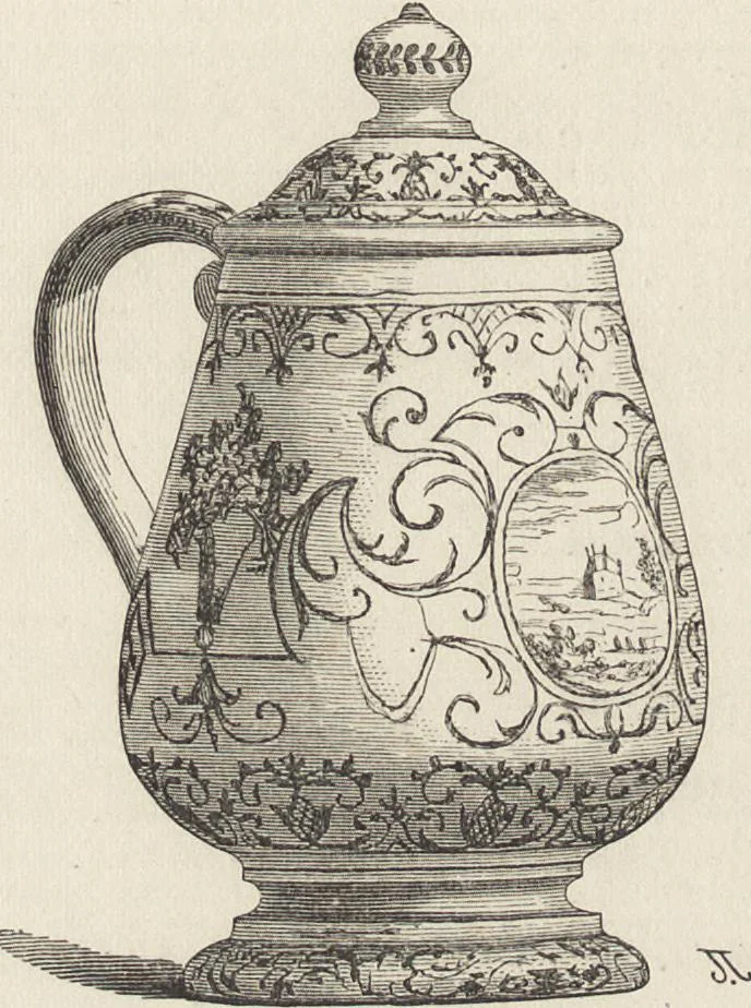 An illustration from History of the ceramic art. A descriptive and philosophical study of the pottery of all ages and all nations, 1877, leaf 399