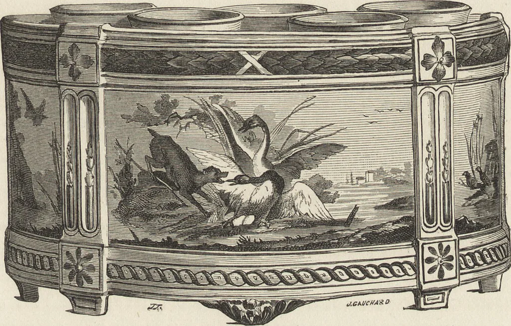 An illustration from History of the ceramic art. A descriptive and philosophical study of the pottery of all ages and all nations, 1877, leaf 444