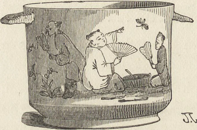 An illustration from History of the ceramic art. A descriptive and philosophical study of the pottery of all ages and all nations, 1877, leaf 451