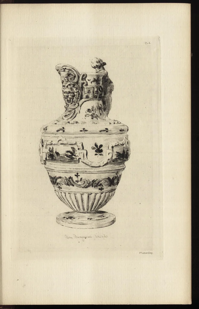 An illustration from History of the ceramic art. A descriptive and philosophical study of the pottery of all ages and all nations, 1877, leaf 582