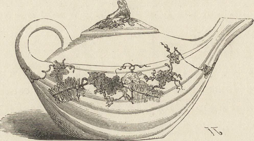 An illustration from History of the ceramic art. A descriptive and philosophical study of the pottery of all ages and all nations, 1877, leaf 599