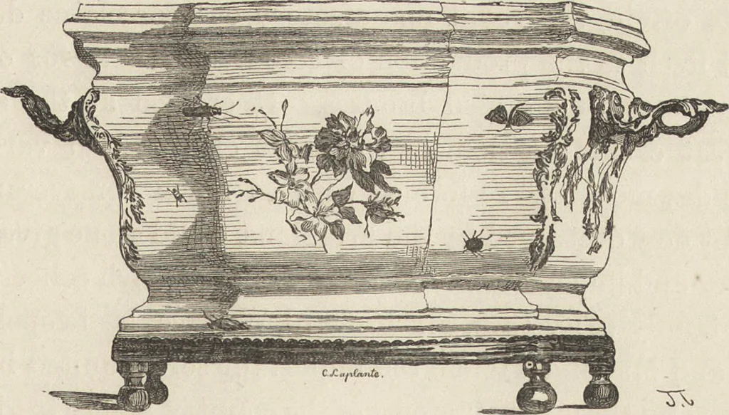 An illustration from History of the ceramic art. A descriptive and philosophical study of the pottery of all ages and all nations, 1877, leaf 602