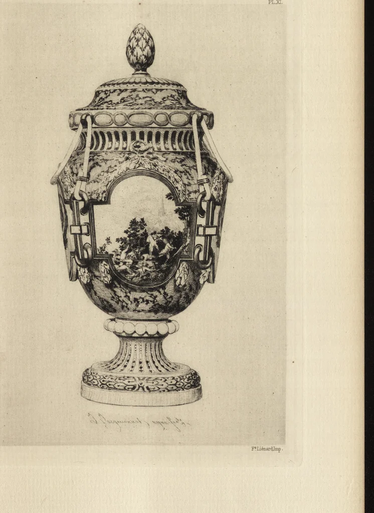 An illustration from History of the ceramic art. A descriptive and philosophical study of the pottery of all ages and all nations, 1877, leaf 606