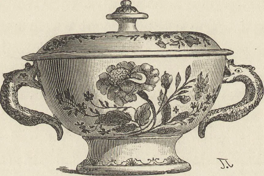 An illustration from History of the ceramic art. A descriptive and philosophical study of the pottery of all ages and all nations, 1877, leaf 627