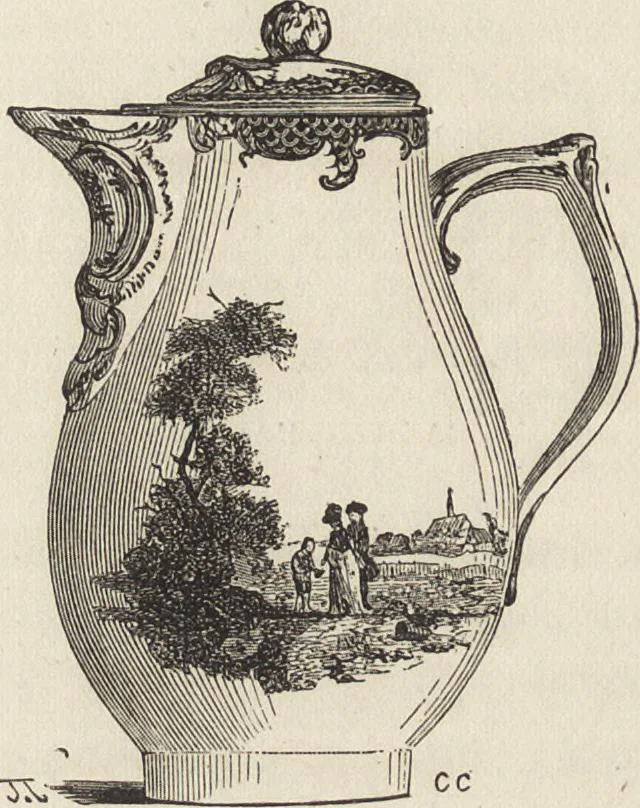 An illustration from History of the ceramic art. A descriptive and philosophical study of the pottery of all ages and all nations, 1877, leaf 667