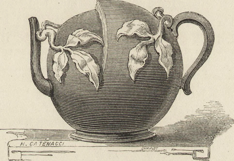 An illustration from History of the ceramic art. A descriptive and philosophical study of the pottery of all ages and all nations, 1877, leaf 68