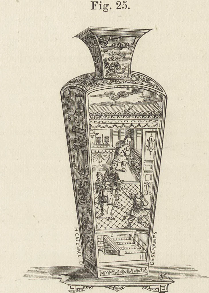 An illustration from History of the ceramic art. A descriptive and philosophical study of the pottery of all ages and all nations, 1877, leaf 85