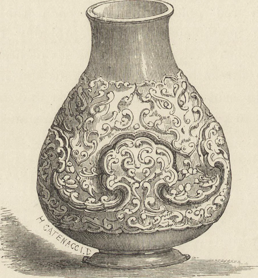 An illustration from History of the ceramic art. A descriptive and philosophical study of the pottery of all ages and all nations, 1877, leaf 93
