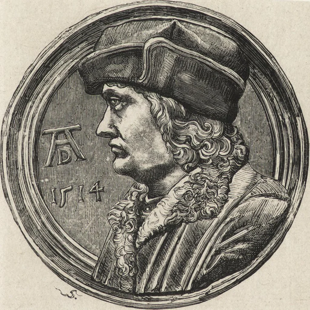 An illustration from Albert Durer à Venise et dans les Pays-Bas : autobiographie, lettres, journal de voyages, papiers divers, 1866, leaf 14