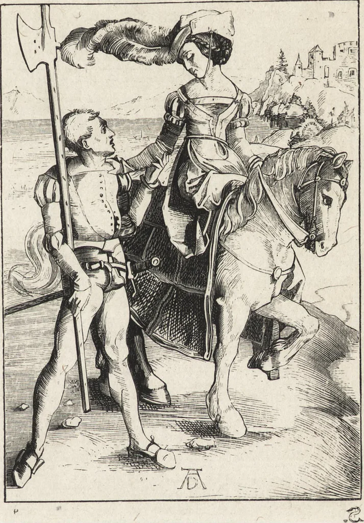 An illustration from Albert Durer à Venise et dans les Pays-Bas : autobiographie, lettres, journal de voyages, papiers divers, 1866, leaf 82