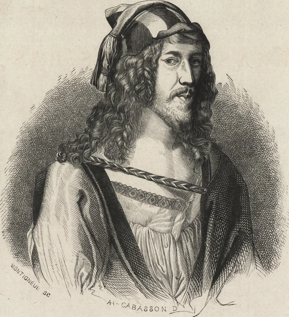 An illustration from Albert Durer à Venise et dans les Pays-Bas : autobiographie, lettres, journal de voyages, papiers divers, 1866, leaf 9