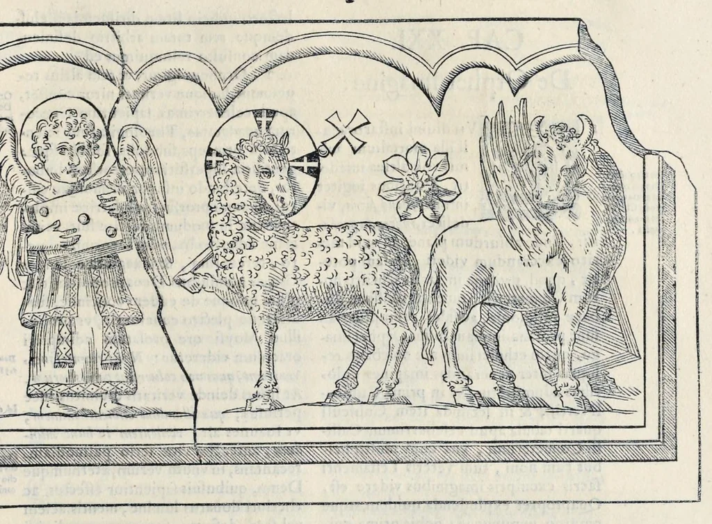 An illustration from Roma svbterranea novissima : in qva post Antonivm Bosivm antesignanvm, Io. Severanvm congreg. oratorii presbytervm, et celebres alios scriptores : antiqva Christianorvm et praecipue martyrun cœmeteria, titvli, monimenta, epitaphia, inscriptiones ac nobiliora sanctorvm sepvlchra, sex libris distincta illustrantvr et qvamplvrimae res ecclesiasticae iconibvs graphice describuntur, ac multiplici tum sacra, tum profana eruditione declarantur : cum duplici indice, capitum & rerum locupletissimo : opera et stvdio, 1651, leaf 600