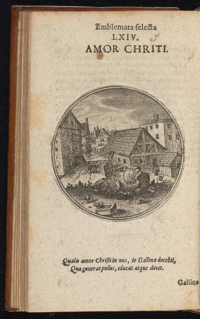 An illustration from Centuria exquisitissimorum symbolorum et emblematum : historiarum sacro-prophanarum moralium & politicarum cultoribus perquam utilis & necessaria : ex eruditissimis prisci & moderni saeculi auctoribus collecta, quae propter illorum praestantiam tanquam continuatio famosi Joachimi Camerarii intitulari potest, 1680, leaf 131