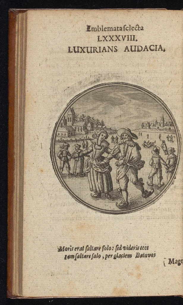 An illustration from Centuria exquisitissimorum symbolorum et emblematum : historiarum sacro-prophanarum moralium & politicarum cultoribus perquam utilis & necessaria : ex eruditissimis prisci & moderni saeculi auctoribus collecta, quae propter illorum praestantiam tanquam continuatio famosi Joachimi Camerarii intitulari potest, 1680, leaf 179