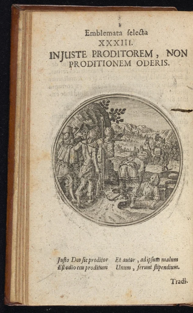 An illustration from Centuria exquisitissimorum symbolorum et emblematum : historiarum sacro-prophanarum moralium & politicarum cultoribus perquam utilis & necessaria : ex eruditissimis prisci & moderni saeculi auctoribus collecta, quae propter illorum praestantiam tanquam continuatio famosi Joachimi Camerarii intitulari potest, 1680, leaf 69