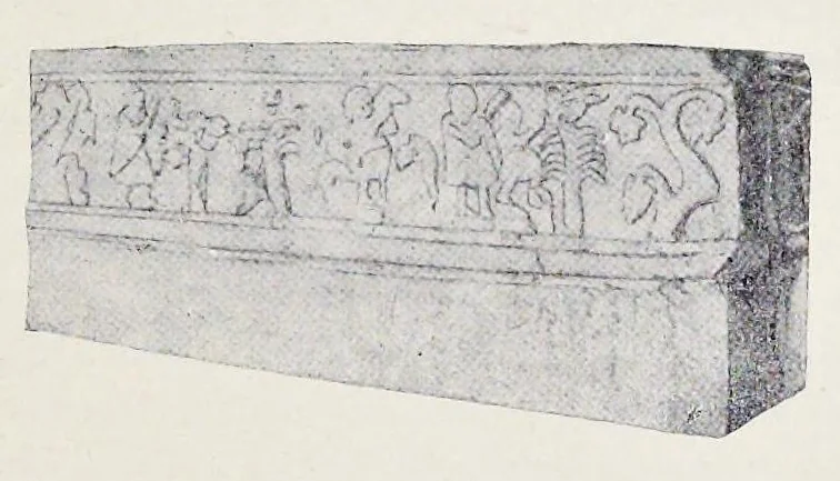 An illustration from Nuovo bullettino di archeologia cristiana, 1895, leaf 452