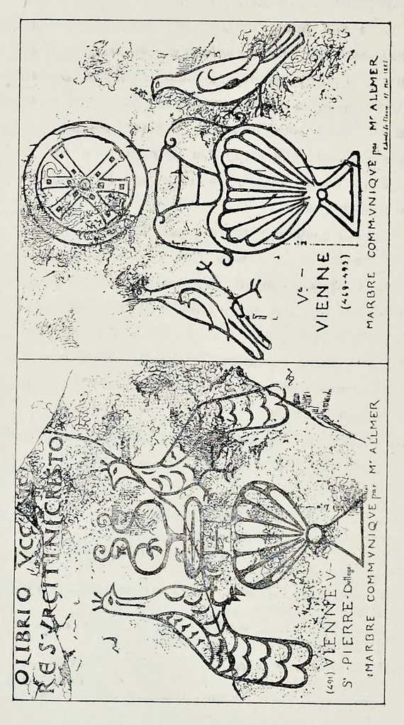 An illustration from Nuovo bullettino di archeologia cristiana, 1895, leaf 583