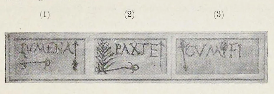 An illustration from Nuovo bullettino di archeologia cristiana, 1895, leaf 652