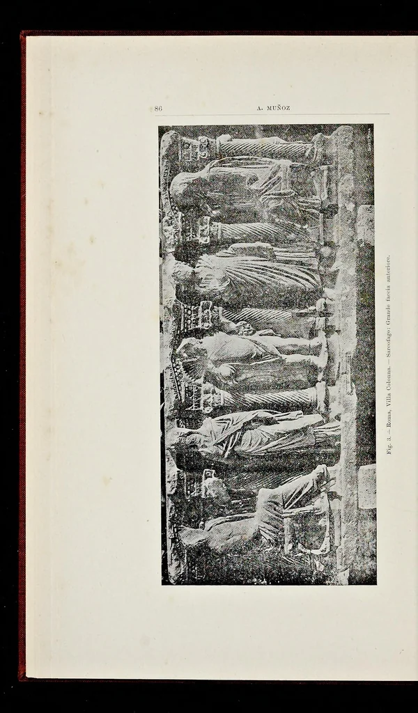 An illustration from Nuovo bullettino di archeologia cristiana, 1895, leaf 91