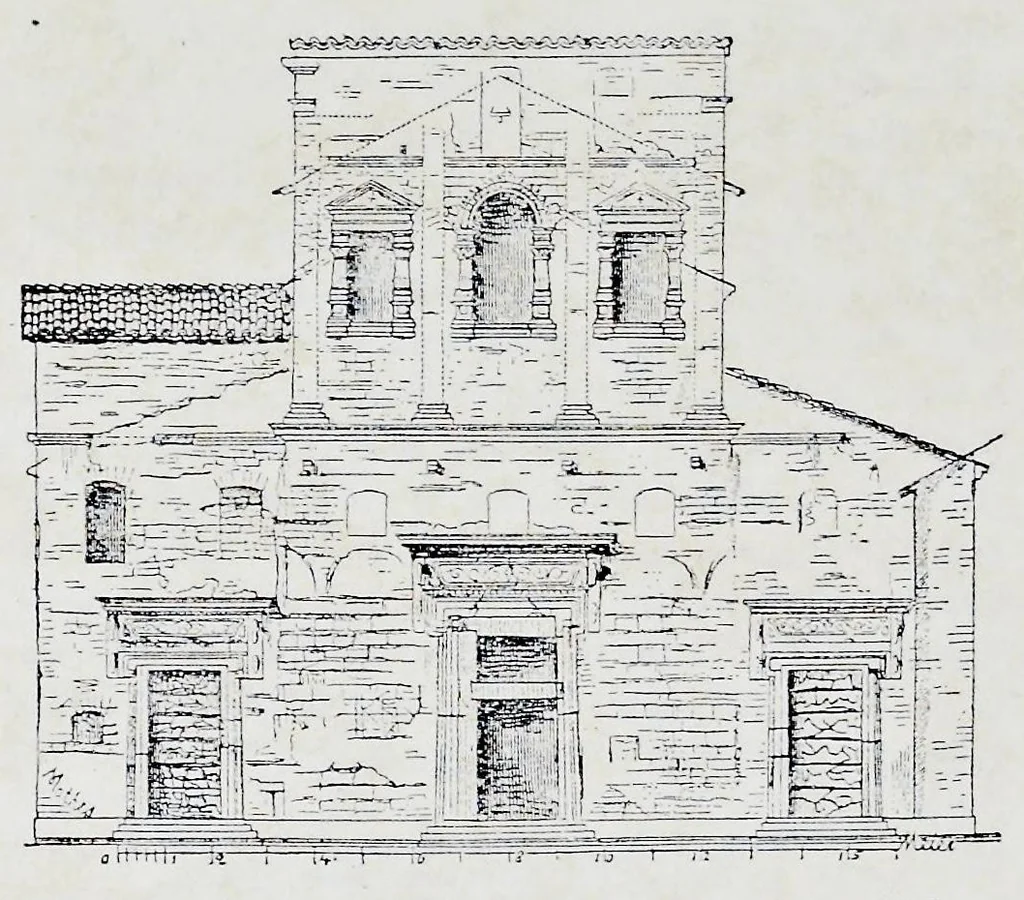 An illustration from Nuovo bullettino di archeologia cristiana, 1895, leaf 157