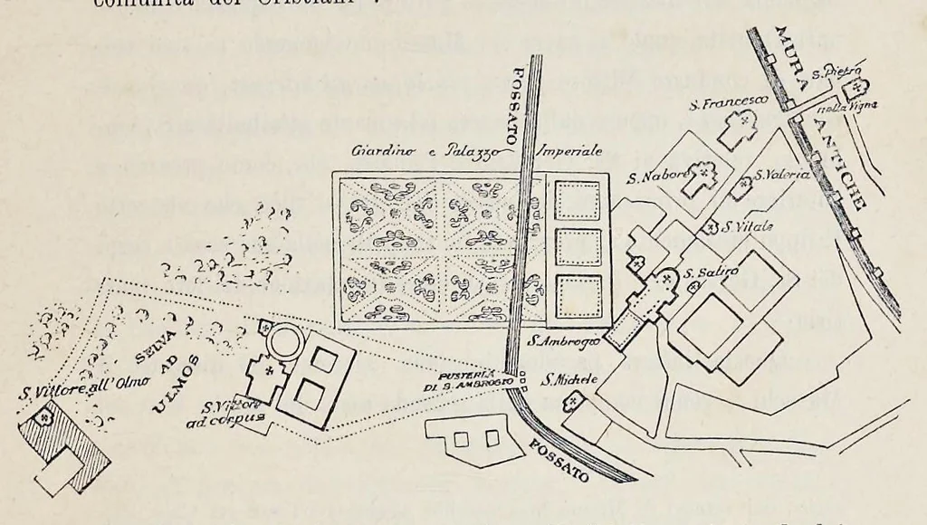 An illustration from Nuovo bullettino di archeologia cristiana, 1895, leaf 392