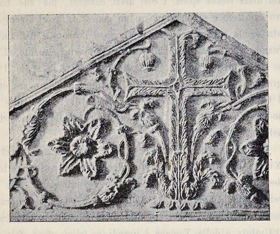 An illustration from Nuovo bullettino di archeologia cristiana, 1895, leaf 44