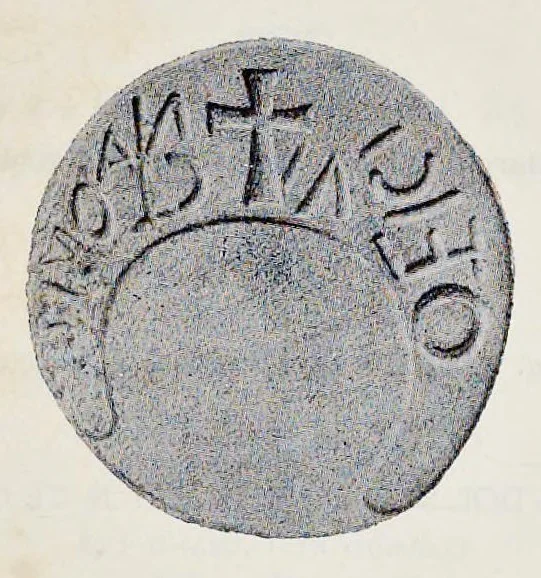 An illustration from Nuovo bullettino di archeologia cristiana, 1895, leaf 246
