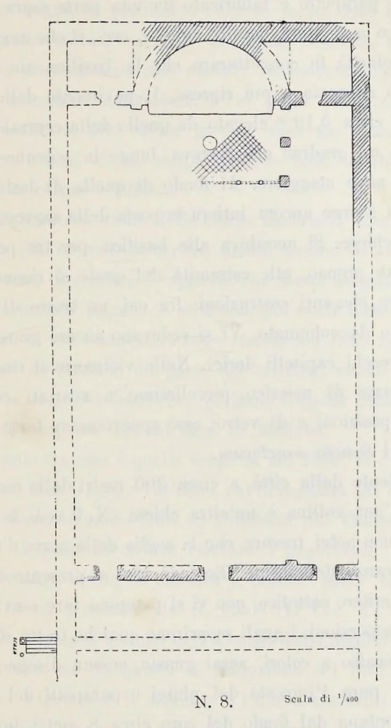 An illustration from Nuovo bullettino di archeologia cristiana, 1895, leaf 180