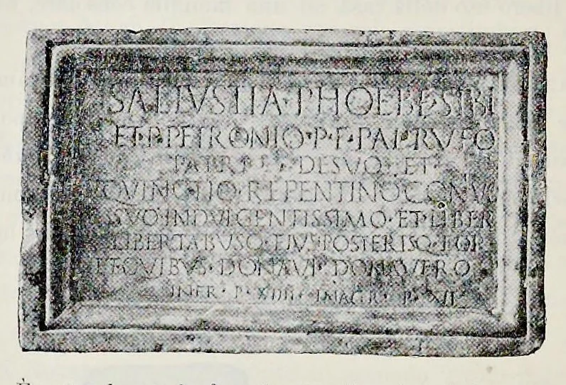 An illustration from Nuovo bullettino di archeologia cristiana, 1895, leaf 289
