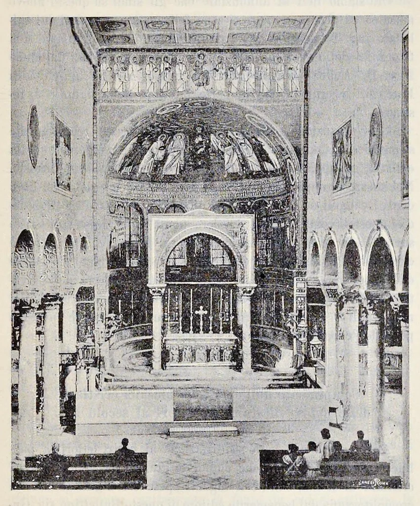 An illustration from Nuovo bullettino di archeologia cristiana, 1895, leaf 302