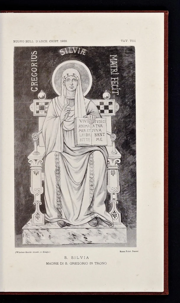 An illustration from Nuovo bullettino di archeologia cristiana, 1895, leaf 732