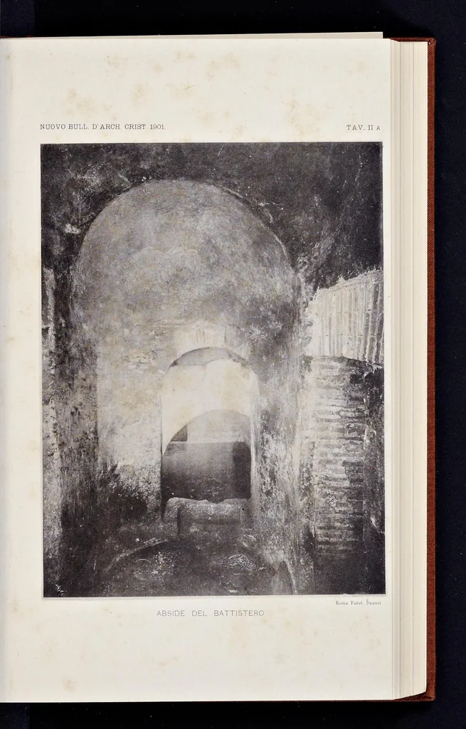 An illustration from Nuovo bullettino di archeologia cristiana, 1895, leaf 194
